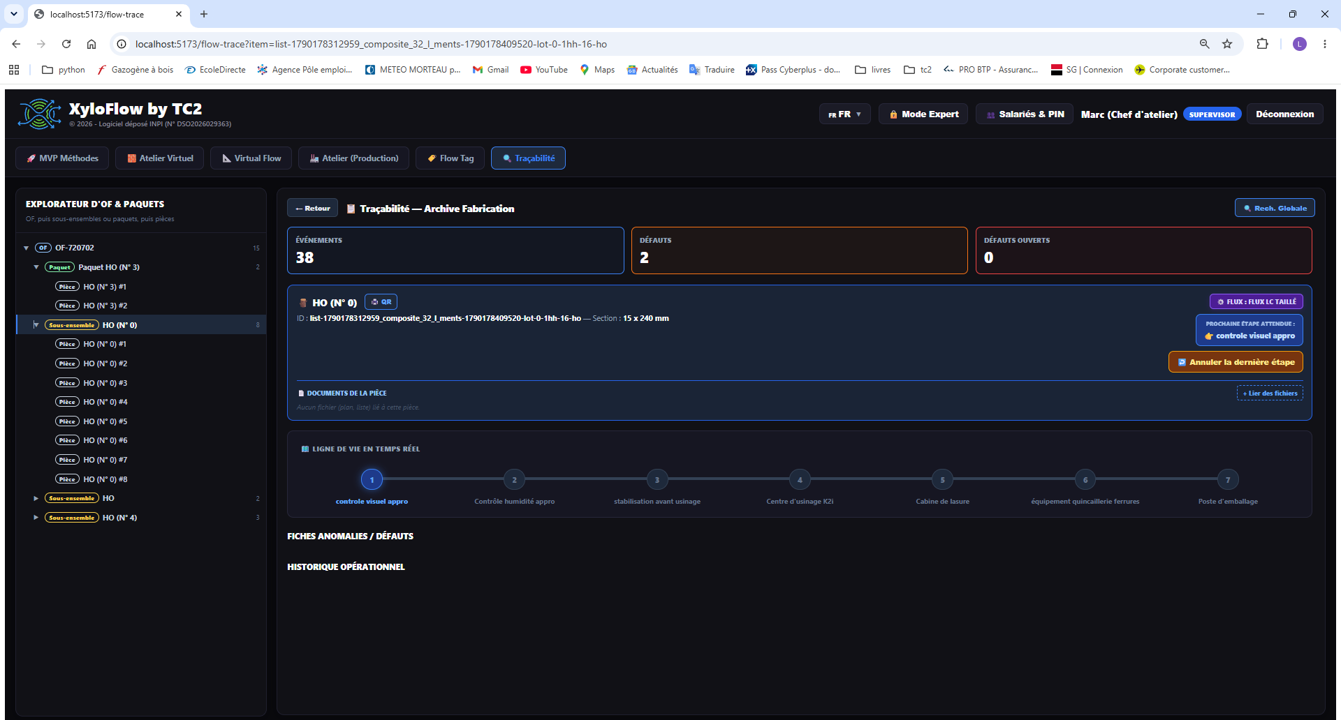 Interface FlowTag XyloFlow